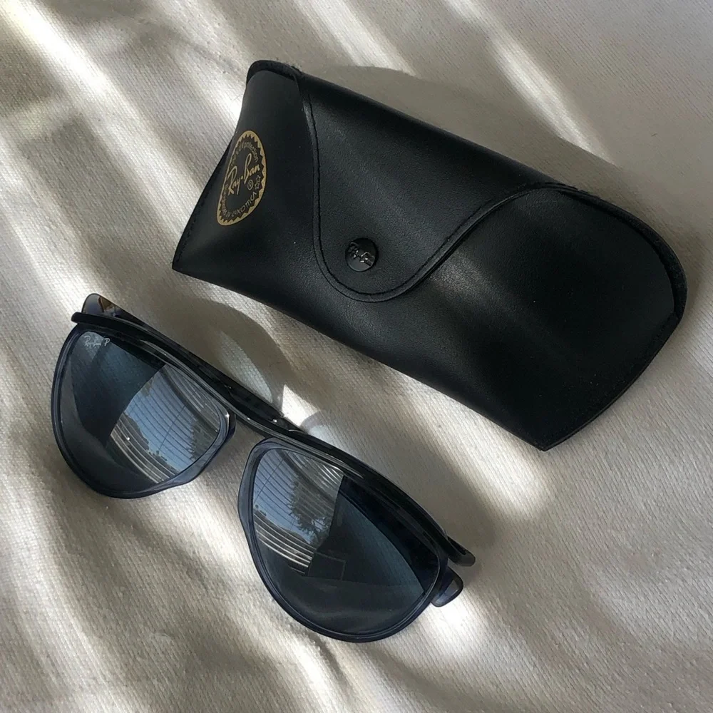 New Olympian Polarized Ray Ban Aviator RB 2219 (128802) Sunglasses 👩‍✈️ 💙